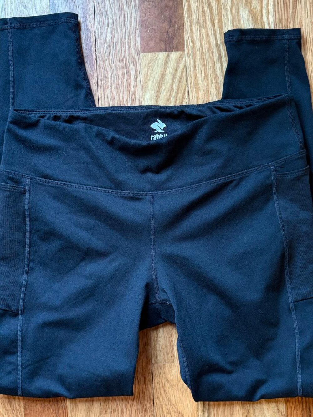 Rabbit Versatights - running tights/leggings - Black Mid-rise - Women's sz Large